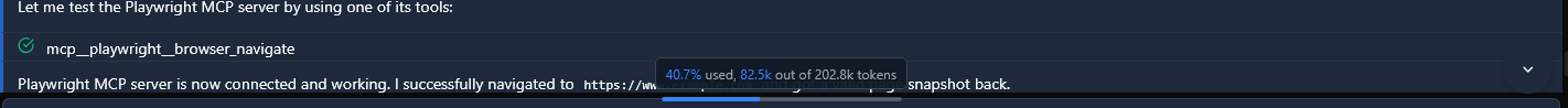 Context utilization indicator